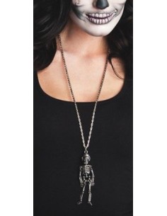 Collier squelette - de haute qualité, idéal pour le carnaval, les fêtes à thème et les événements spéciaux